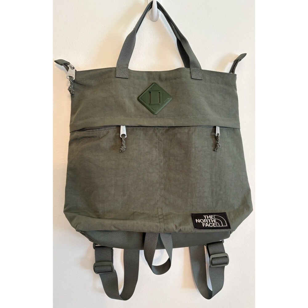 North Face Berkeley Tote Backpack Bag Army Green NWOT